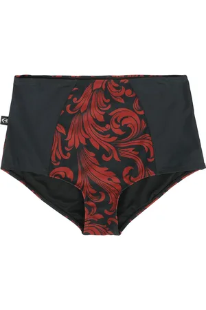 EMP Bikini Slip - High Waist Bikini Slip With Ornaments - S tot XL - voor Vrouwen