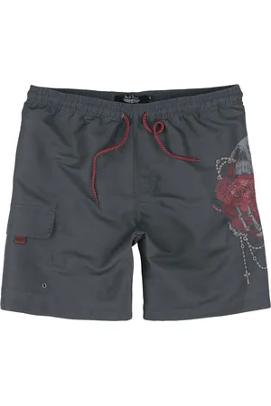 Rock Rebel Rock Zwembroek - Swim Shorts With Roses - S tot XXL - voor Mannen