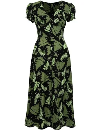 Hell Bunny Lange jurk - Gaia Dress - XS tot XXL - voor Vrouwen