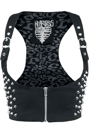Heartless Gothic Vest - Devina - S tot XL - voor Vrouwen