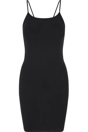 Urban classics Korte jurk - Ladies Stretch Jersey Slim Dress - XS tot XL - voor Vrouwen