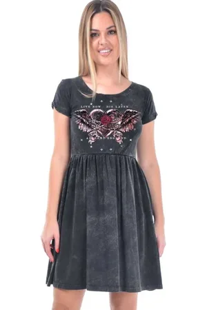 Alchemy Gothic Korte jurk - Love Hate - S tot XXL - voor Vrouwen