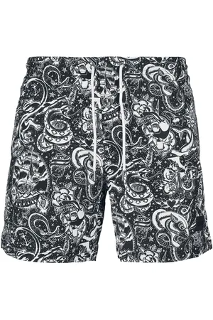 Urban classics Zwembroek - Tattoo AOP Swim Shorts - S tot XXL - voor Mannen