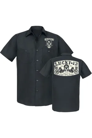 Lucky 13 Shirt met korte mouwen - Dual Chopper - S tot 4XL - voor Mannen