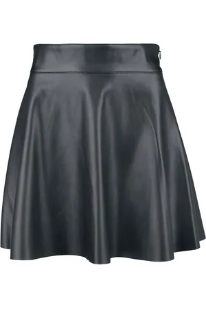 Noisy May Korte rok - NMandy PU HW Flared skirt WVN NOOS - XS tot XL - voor Vrouwen