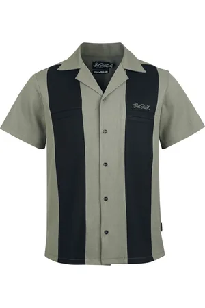 Chet Rock Rockabilly Shirt met korte mouwen - Clayton Shirt - S tot XXL - voor Mannen