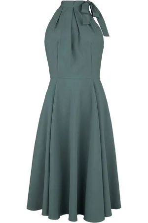 H&R London Rockabilly Medium-lengte jurk - Kira swingjurk - XS tot XXL - voor Vrouwen