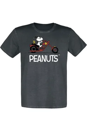 Peanuts T-shirt - Snoopy - Biker - Rocker - Woodstock - S tot 5XL - voor Mannen