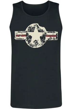 GASOLINE BANDIT Rockabilly Tanktop - USAF hemd - S tot 4XL - voor Mannen