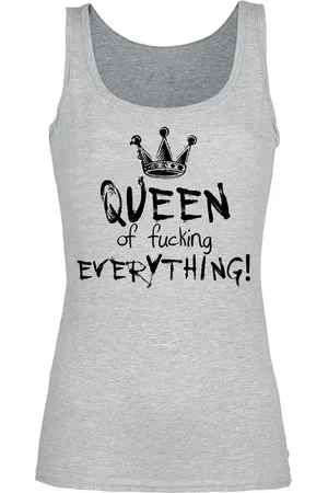 Sprüche Fun Top - Queen Of Fucking Everything - S tot XXL - voor Vrouwen