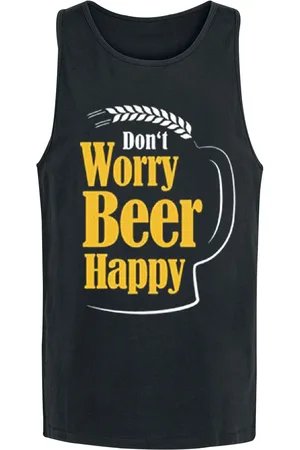 Alkohol & Party Fun Tanktop - Don’t Worry Beer Happy - S tot 5XL - voor Mannen