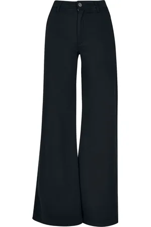 Urban classics Chino - Ladies’ High-waist Wide-leg Chinos - W31L34 tot W32L34 - voor Vrouwen