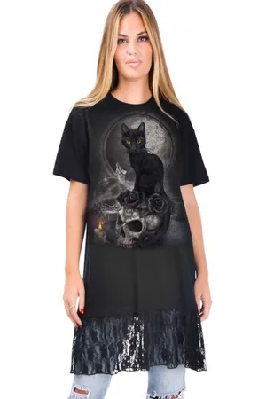 Alchemy T-shirt - Black Cat - S tot XXL - voor Vrouwen