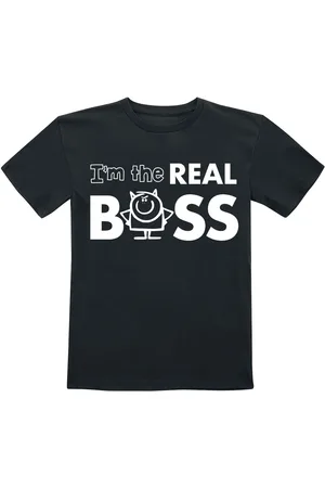 Sprüche Fun T-shirt voor kinderen - The Real Boss - voor Jongens & meisjes
