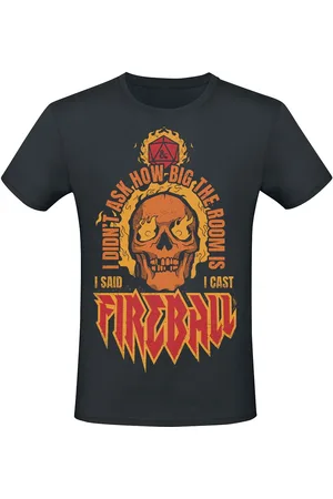 Dungeons and Dragons Gaming T-shirt - Fireball - S tot XXL - voor Mannen
