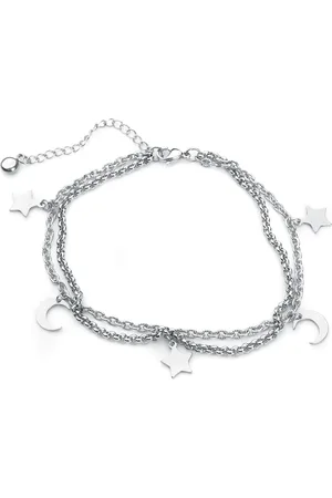 etNox Enkelketting - Sterne und Monde - voor Vrouwen