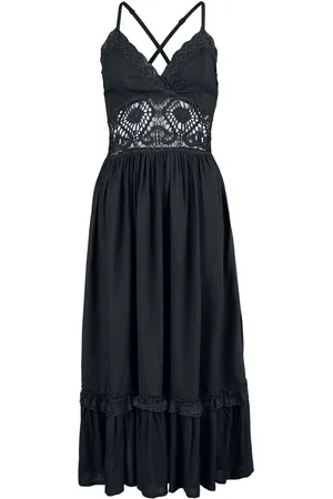 Gothicana Gothic Lange jurk - Maxi jurk met kant - S tot XXL - voor Vrouwen