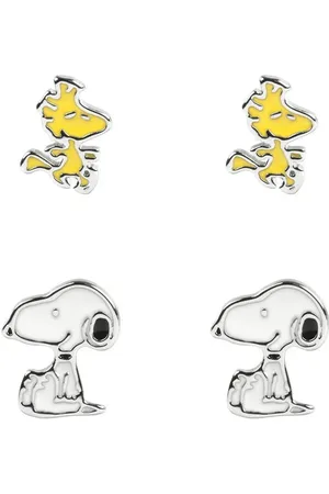 Peanuts Oorbellenset - Snoopy & Woodstock - voor Vrouwen