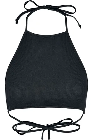 Urban classics Top - Ladies Rib Trapeze Cropped Top - XS tot XL - voor Vrouwen