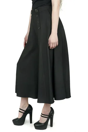 Hell Bunny Rockabilly Stoffen broeken - Murphy Culottes - XS tot 4XL - voor Vrouwen