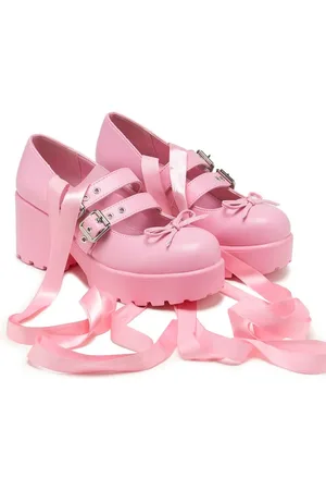 Koi Rockabilly Hoge Hakken - Miyako Lace Up Ballet Shoes - EU36 tot EU41 - voor Vrouwen
