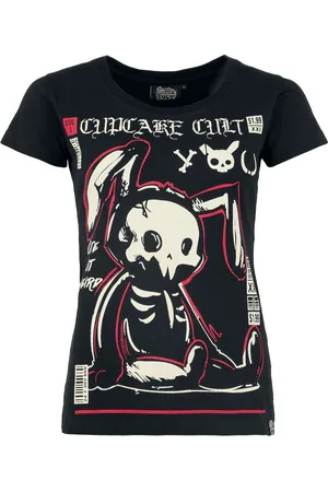 Cupcake Cult T-shirt - Comic Bunny T-Shirt - S tot XXL - voor Vrouwen
