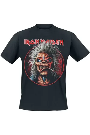 Iron Maiden T-shirt - Portrait Eddie Circle - S tot 4XL - voor Mannen