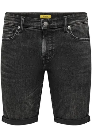 Only & Sons Korte broek - ONSPLY WB 5192 TAI DNM SHORTS NOOS - S tot XXL - voor Mannen