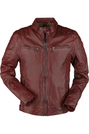 Gipsy Lederen jas - Camren Slim Fit NSLVW - XL tot 6XL - voor Mannen