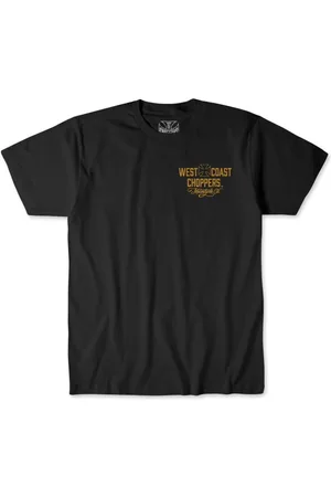 WEST COAST T-shirt - WCC Motorcycle T-shirt /Geel - S tot 3XL - voor Mannen