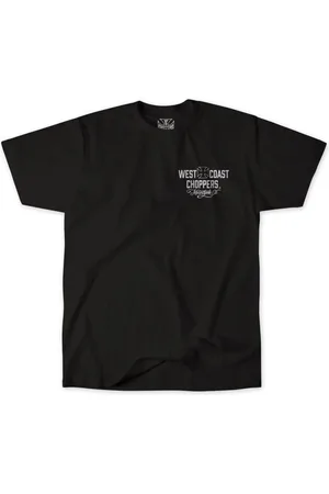 WEST COAST T-shirt - WCC Motorcycle T-shirt /Wit - S tot 3XL - voor Mannen