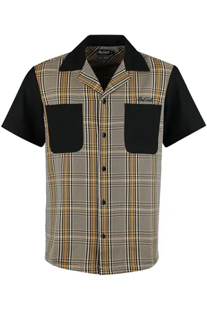 Chet Rock Rockabilly Shirt met korte mouwen - Douglas Shirt - S tot 4XL - voor Mannen