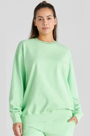 Rockupy Sweatshirts - Lightness 1 - Makana Longsleeve Top Lichtgroen - XS tot XXL