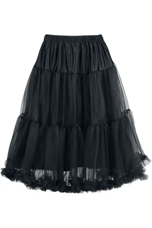 Hell Bunny Rockabilly Medium-lengte rok - Penelope Petticoat - XS-S tot XL-XXL - voor Vrouwen