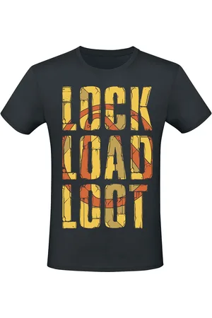 Borderlands Gaming T-shirt - 3 - Lock Load Loot - S tot XL - voor Mannen