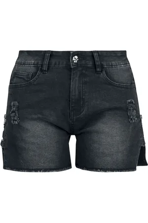 Rock Rebel Rock Korte broek - Shorts With Lateral Zipper - 27 tot 33 - voor Vrouwen