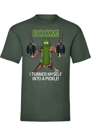 Rick and Morty T-shirt - Into a Pickle - S tot XXL - voor Mannen