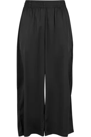 Urban classics Stoffen broeken - Satijnen Culotte met Wijde Pijpen - XS tot XL - voor Vrouwen