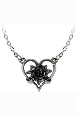 Alchemy Gothic Halsketting - Heart of Blackness - voor Vrouwen
