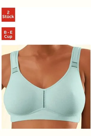 Petite Fleur T-shirt-bh zonder beugels van katoen (Set van 2)