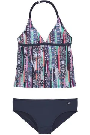 QS by s.Oliver Tankini Ice Kids met gedetailleerde print