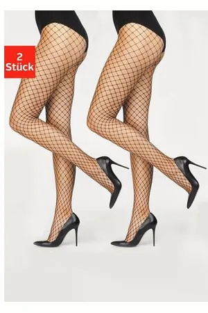 Buffalo Netpantykousen met comfortband (set, 2 stuks)