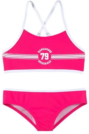 KangaROOS Bustierbikini Sporty met sportieve frontprint