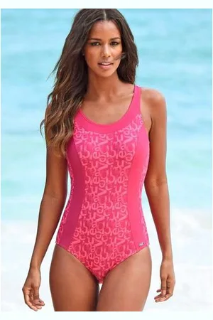 Venice Beach Badpak KARIBIK met een trendy all-over print en modellerend effect