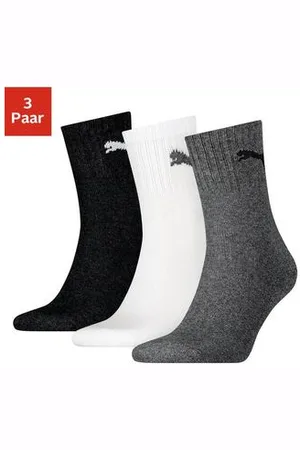 PUMA Sportsokken Short crew met klassieke rib (3 paar)