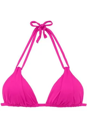 QS by s.Oliver Triangel-bikinitop Spain met plooi en dubbele bandjes
