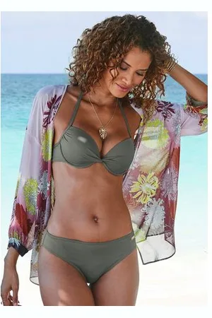 Lascana Push-upbikinitop Italy met ruches