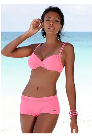 Buffalo Bikini-hotpants Happy met gevlochten sierriem