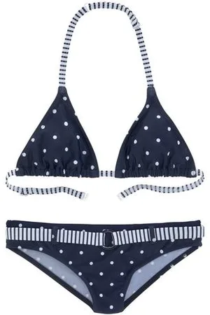 QS by s.Oliver Triangelbikini Audrey Kids in stippen-strepenmix