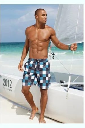 Buffalo Zwemshort in een trendy ruitdessin